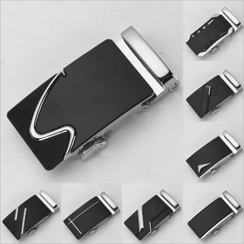 ZPXHYH Fashion Mens Business Alloy Automatic Buckle Unique Men Plaque Belt Buckles for 3.5cm Ratchet Men Apparel Accessories