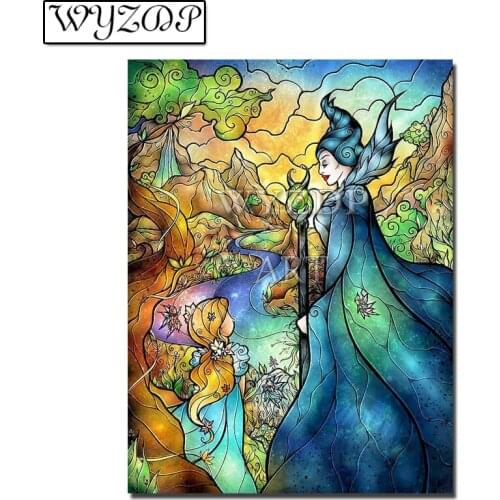 5D Diamond painting Cartoon Picture Full Square/Round Diamond Embroidery Mosaic Cross stitch Gift Kits Home decor WYZWYZ190317