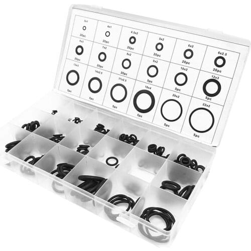 225/270pcs Washer Seal Assortment Set Sprayer Airless Rubber O-Ring Sealing Gasket Spray Gun Black Packing Sealing Ring Kit