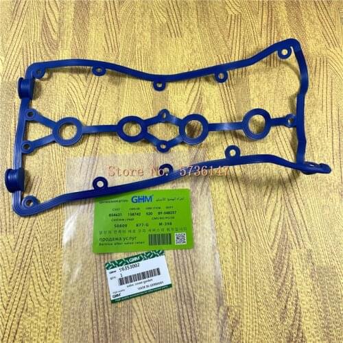 New Aluminium Alloy Valve Cover Gasket Camshaft Cover Gasket For Chevolet Aveo Excelle- 1.6L Daewoo Lanos OEM:96353002 Car Parts