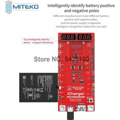 Qianli Icharger Battery Activation board for Phone 5-8 11 Pro Promax Samsung Xiaomi Circuit Board Charging Tester