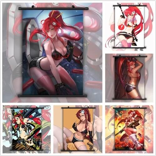 Tengen Toppa Yoko Littner Anime Manga HD Print Wall Poster Scroll