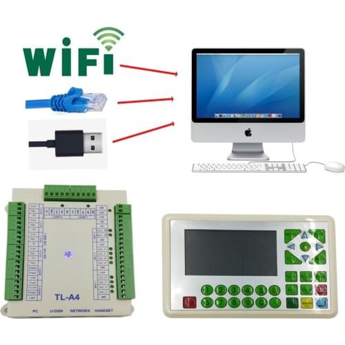Topwisdom TL-403CB replace by TL-A4 co2 laser controller system for laser engraving and cutting machine