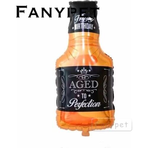 Whisky Beer Bottle Foil Balloons Valentines Wedding Inflatable Air Ballons Birthday Party Decorations Cup
