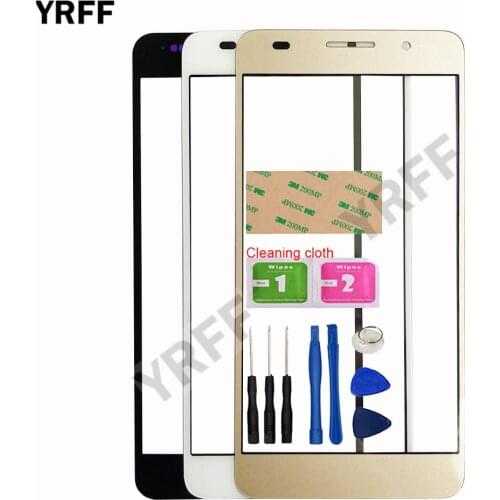 YRFF 5.0'' Honor 6 Mobile Touch Screen Outer Glass For Huawei Honor 6 Front Glass Panel Replacement