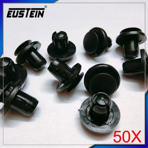 50x Pcs High Quality Nylon Bumper Grille&Engine Door Trim Panel Clips Fit Honda 91503-S7A-003 B05