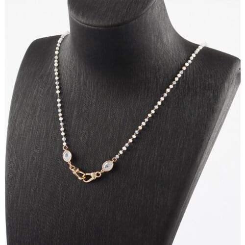 Sanying M83204 sunglasses accessories beads for jewelry making 18k gold-plated 0.3 micron diy handmade mask chain 75cm/lot