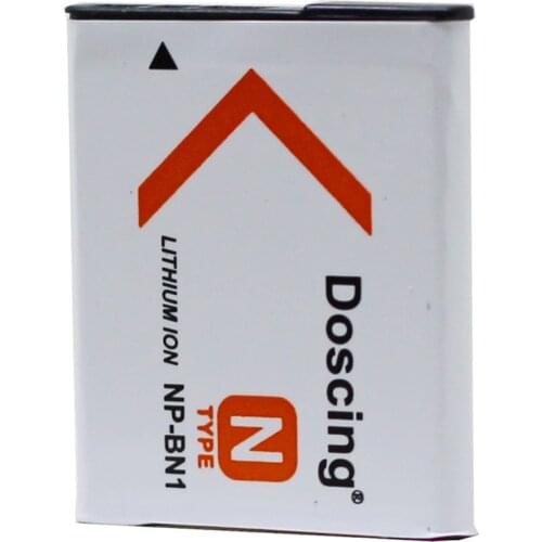 1Pcs 3.7V 1000mAh NP-BN1 NP BN1 NPBN1 Replacement Camera Battery Pack for Sony TX9 WX100 TX5 WX5C W620 W630 W670 TX100 Wholesale