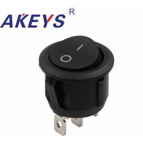 10PCS KCD1-201-3P 2 files 3PINS ship type switch power switch for table lamp