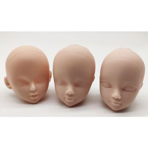 100PCS/LOT Dolls Accessories DIY Practice Plastic Makeup Doll Heads