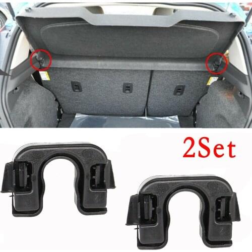 2Sets Car Trunk Clips Retainer Fastener Load Cover Parcel Shelf Clip Pivet Mount For Ford Focus Mondeo Fiesta C-Max