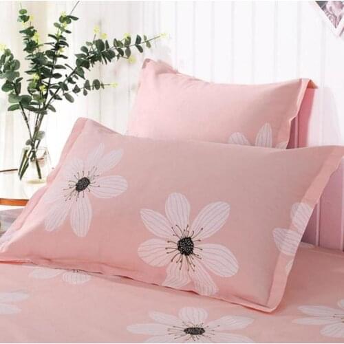 2PC Pure Cotton Pillowcase Pair of 100% Cotton Pillowcase Single Double Student Thickened Large Size Latex Pillowcase 40x60cm