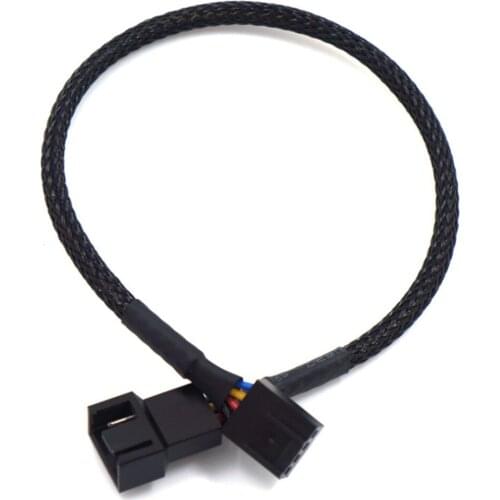 27/42/60/80cm CPU 4 PIN Fan PWM Extension Cable Mainboard Adapter Cable Computer Case Power Cables