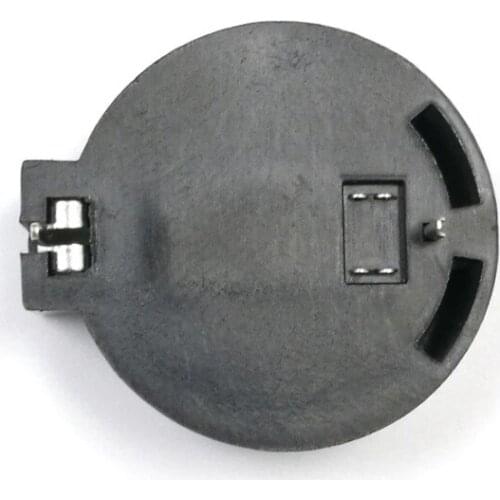 50pcs button battery cell holder button battery socket case heat resist environmentally friendly battery not included