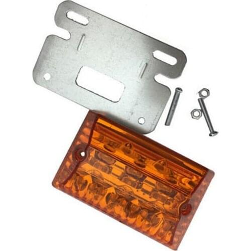 Car-styling 15 LED Side Marker Cab Light Clearance Bulb Truck Trailer Caravan SUV ATV 24V four colors 2pcs