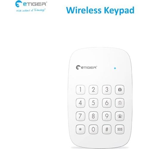 Wireless keypad 433mhz RFID reader long transmission distance gate/doorway/entrance disarm keypad etiger ES-K1A
