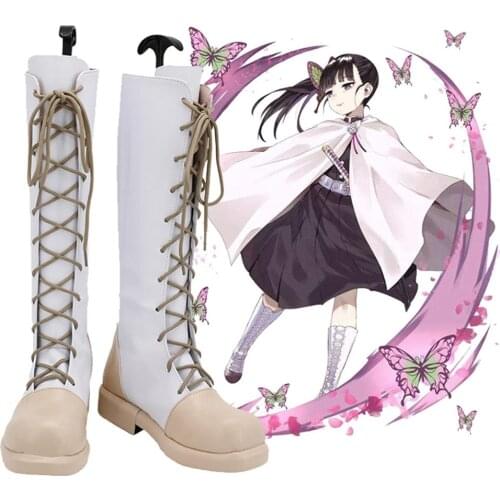 Demon Slayer Tsuyuri Kanawo Cosplay Boots Kimetsu no Yaiba Shoes Custom Made L320