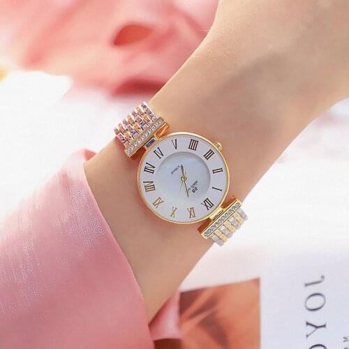 Bs Bee Sister 2020 Women Watch Famous Luxury Brands Dress Ladies Wrist Watches Ultra Thin Roman Numeral Female Gold Watches 2020