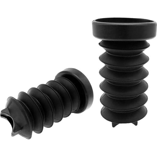 For Harley Touring Street Electra Glide Road King 1997-2013 Black Rubber Rear Fork Cover Shock Absorber Cover Dust Proof Cover