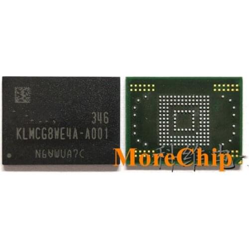 KLMCG8WE4A-A001 eMMC BGA169 NAND Flash IC 64GB Memory Store Chip 4.41 Verison Soldered Ball