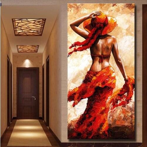 Decoration Pictures Christmas Birthday Unique Gift Canvas Painting pictures on the wall Girl Wall Pictures for Living Room