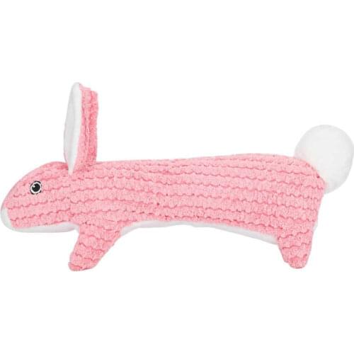 Voltage Controller variable power supply Pet Chew Toy Molar Training Sounding Doll Bite Resistant Long Bunny‑Shaped Toy for