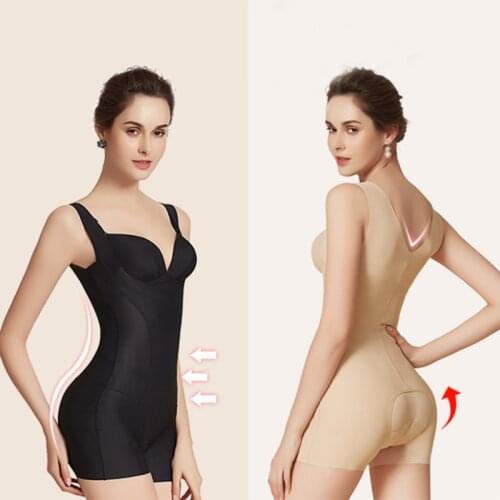 Seamless Body Shaper Women Chest Enhancing Corrective Underwear Corset Bodysuit Butt Lifter Shapewear Waist Trainer
