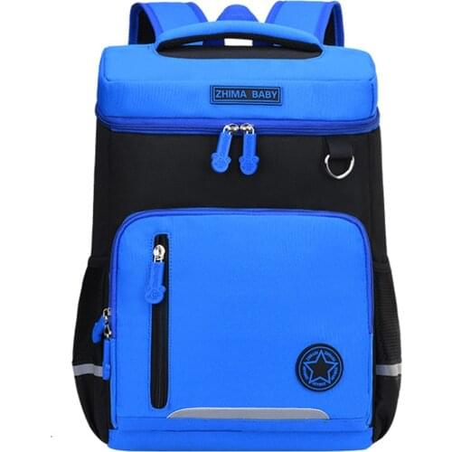 Nylon School Backpack for Kids, Casual Primary Junior High School Bag for Boys and Girls Mochilas Escolar