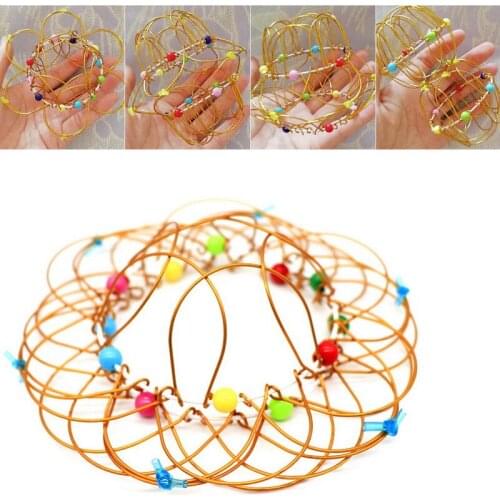 New Creative Unzip Thirty-Six Variable Mild Steel Shape Variety Flower Basket Hoop Childrens Adults Puzzle DIY Handicraft Toy