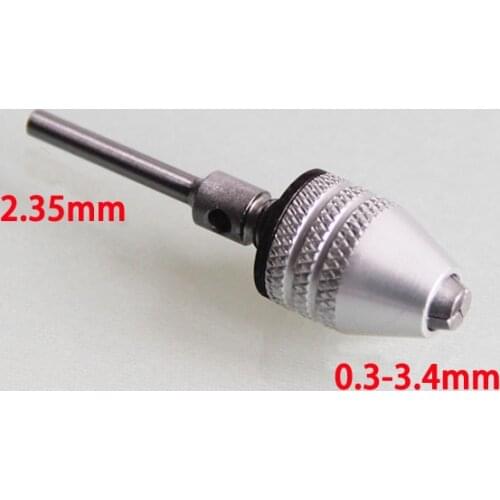 New Universal 0.3~3.4mm Chuck Adapter Drill Bit Converter 3mm Connecting Shaft Mini Round Shank Electric Grinding Drill Chuck
