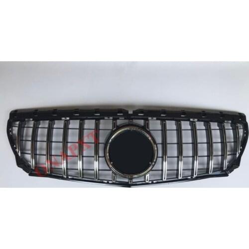 Plastic Front Bumper Grill Middle Grill Center GT Vertical Bar 2009-2020 For Mercedes-Benz B-class W245 W246 W247 B200 B260