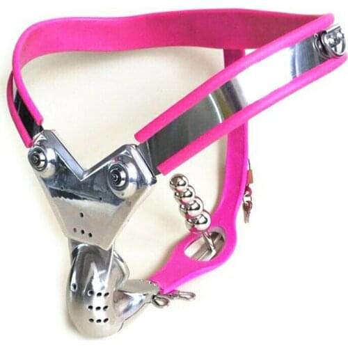 Genuine BDSM Bondage Male Chastity Belt Anal Plug Panties Penis Lock Cock Cage Stainless Steel Chastity Device Sex Toys for Men