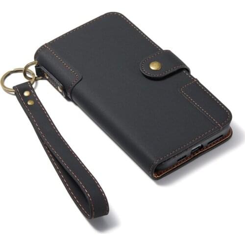 Luxury Genuine Leather Case For Samsung Galaxy S21 Ultra S20 S10 Plus S10e S9 S8 S7 S6 edge Cover Flip Retro Wallet Card Slots