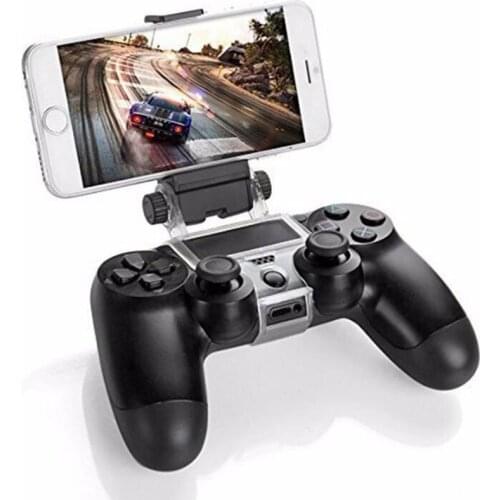 Smart Phone Clip Clamp Mount Holder Stand Bracket for PS4 Wireless Controller