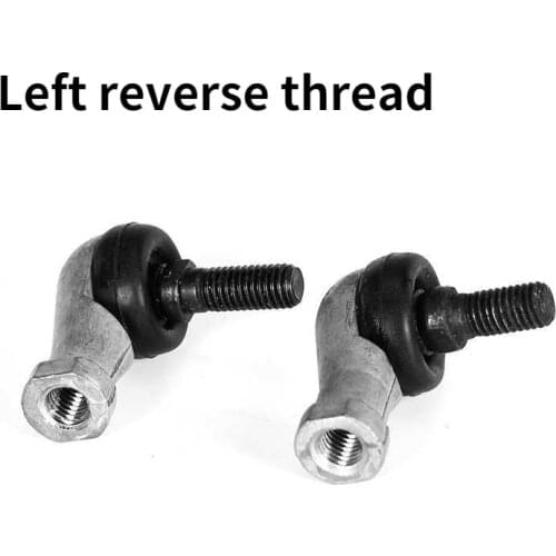 1pcs SQ-RS M5 to M16 5mm/6mm/8mm/10mm/12mm 90 Degrees Connector Ball Joint Rod End Left Hand Tie Bearing Male Steel
