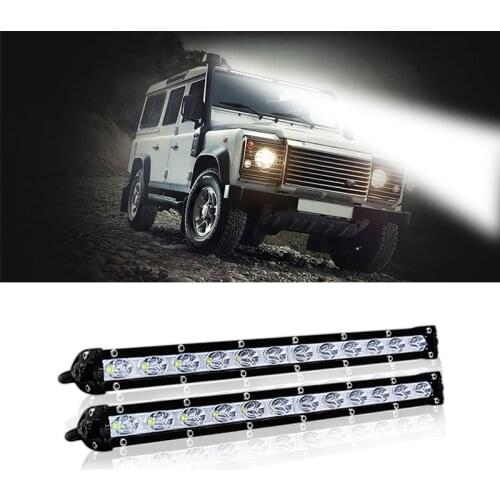 1pc offroad led work light bar 4x4 LED bulbs for cars accessories spotlight 12 volt auto led lights trailer tractors atv light