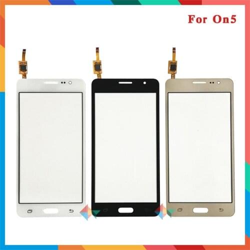 10pcs For Samsung Galaxy On5 G5500 G550 5.0" and On7 G6000 SM-G6000 5.5" Touch Screen Digitizer Front Glass Lens Sensor Panel