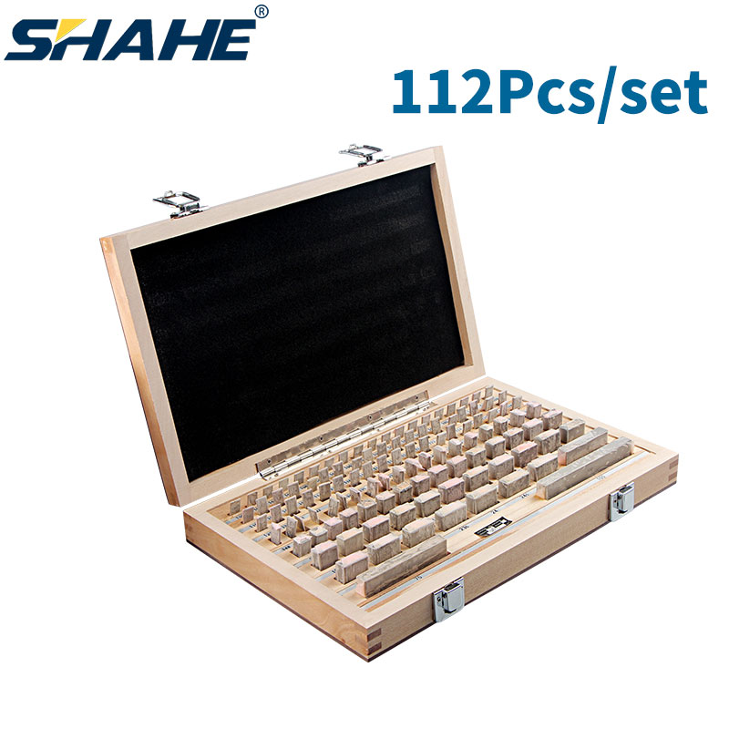 112Pcs/Set 1 grade 0 grade Inspection Block Gauge Test Caliper Blocks Measurement Instruments