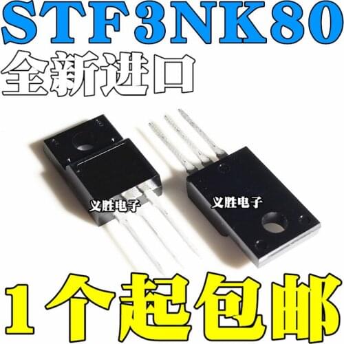 5PCS STF3NK80Z F3NK80Z TO-220F MOS
