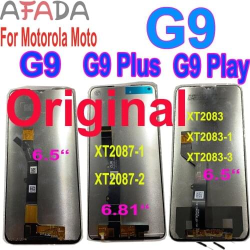 6.81" LCD For Motorola Moto G9 Plus XT2087-1 XT2087-1 6.5" G9 Play XT2083 Xt2083-1/3 Lcd Screen Display Touch Digitizer Assembly