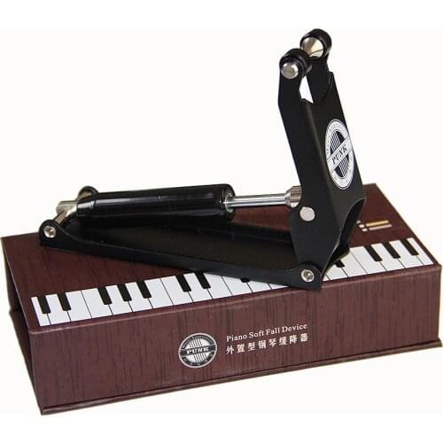 Punk Black Ultra-thin Piano Slow Soft Fall Device Hydraulic Pressure Fallboard Decelerator Piano Accessories