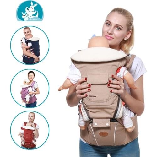 Gabesy Baby Carrier 9 In 1 Ergonomic Carrier Backpack For Newborn Infantil Sling Hipseat Kangaroos Prevent O-type Leg Wrap