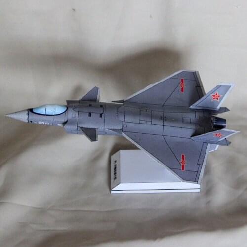 J-20 Stealth Fighter Paper Model Puzzle Handmade Model Toy DIY Presents Tianyi Paper Fine Art