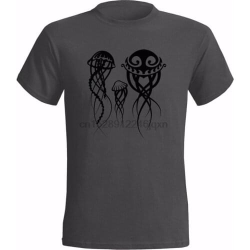 Jellyfish Tribal Art Mens T Shirt Tattoo Tribe Maori Ethnic Ruatapu New Cool Tee Shirt