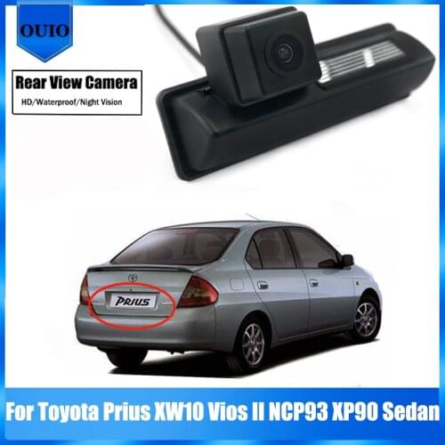 Rear View Reverse Camera Back Up Parking Camera For Toyota Prius XW10 Vios II NCP93 XP90 Sedan HD CCD license plate camera