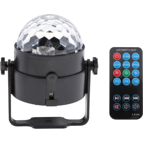 Led RGB Disco Stage Lights Ball Light Remote Controller DJ KTV Holiday