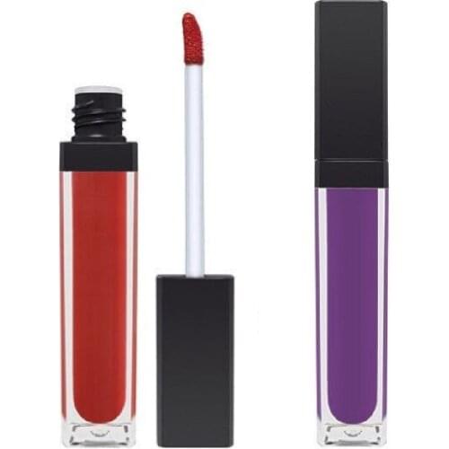 27 Colors Wholesale Custom Label Makeup Matte Nude Lipstick Waterproof Long Lasting Non-Stick Cup Liquid LipGloss 27 Colors