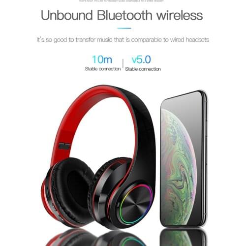 MP3 Player Bluetooth Headphones With Microphone Wireless Stereo Headset Music For Iphone Samsung Xiaomi Mp3 Sports