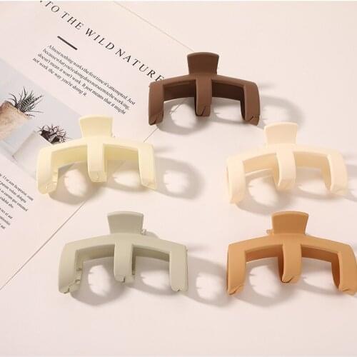 New Fashion M-shaped Personality Hollow Solid Color Simple and Light Luxury Style Hairpin Headdress Hair Accessories WomenSY134