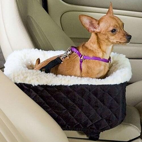 Travel Pet Carrier Car Seat Pad With Safety Belt Cat Puppy Bag Safe Carry House Dog Seat Bag Basket Pet Car Cushion Dog Bed Mat